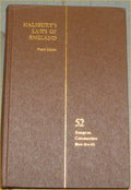 Halsbury's Laws of England - Volume 52