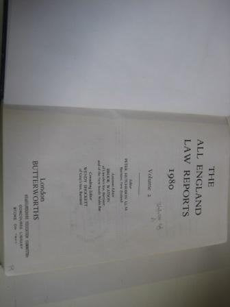 The All England Law Reports 1980 Volume 2
