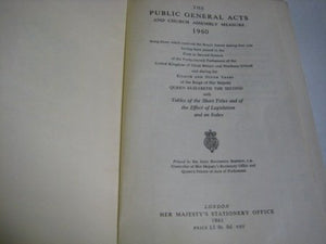THE PUBLIC GENERAL ACTS AND CHURCH ASSEMBLY MEASURE OF 1960.