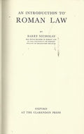 An Introduction to Roman Law