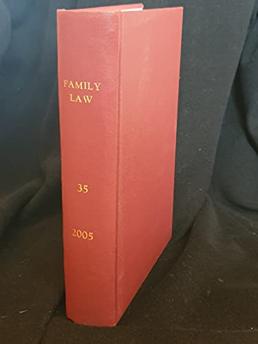 Family Law journal, Volume 35, 2005 - the complete year bound in one hardback volume