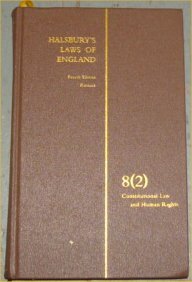 Halsbury's laws of England Vol 8(2)