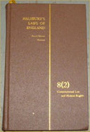 Halsbury's laws of England Vol 8(2)