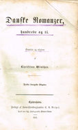 Danske Romanzer, Hundrede Og Ti