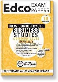 Business Studies, New Junior Cycle Common Level Exam 2022 - Edco Exam Papers