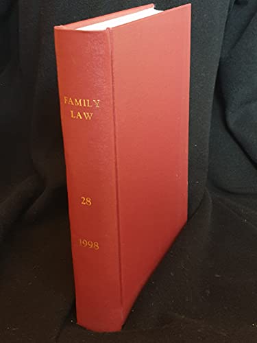 Family Law journal, Volume 28, 1998 - the complete year bound in one hardback volume