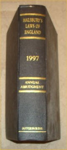 Halsbury's Laws of England 4th Edition Annual Abridgment 2007