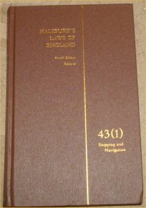 Halsbury's Laws of England 43,1 Shipping and Navigation