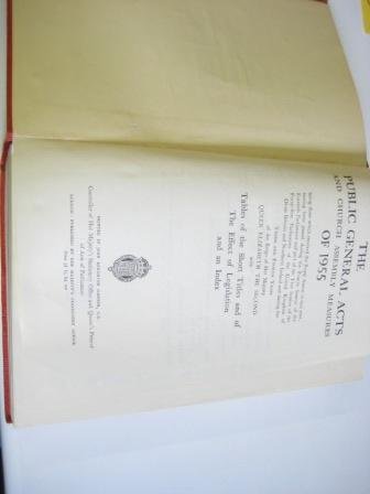 The Public General Acts and Church Assembly Measures of 1955*^