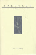 Speculum: A Journal of Medieval Studies, April 2011