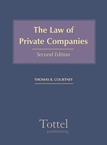 Law of Private Companies