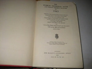 The Public General Acts 1963