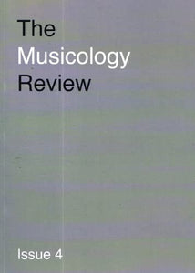 The Musicology Review, Issue 4, 2007-08 - School of Music, University College Dublin