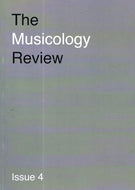 The Musicology Review, Issue 4, 2007-08 - School of Music, University College Dublin