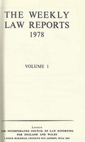 Weekly Law Reports 1978 Vol 1