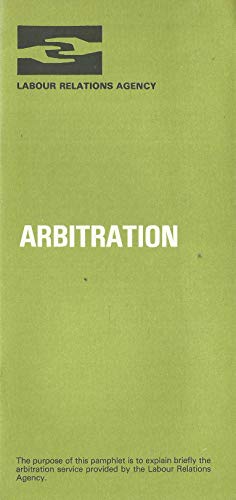 Labour Relations Agency (Northern Ireland): Arbitration