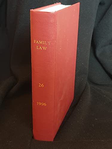 Family Law journal, Volume 26, 1996 - the complete year bound in one hardback volume