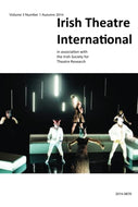 Irish Theatre International Vol. 3 No.1 Autumn 2014 (Carysfort Press Ltd.)