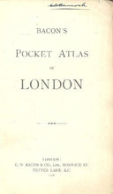 Load image into Gallery viewer, Bacon&#39;s Up To Date Atlas and Guide to London (Bacon&#39;s Pocket Atlas of London)