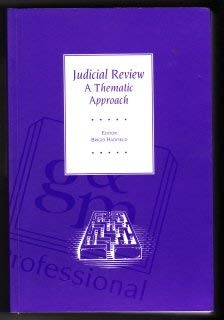 Judicial Review: A Thematic Approach