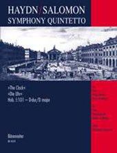 Symphony-Quintetto nach Sinfonie Nr. 101 'The Clock' D major Hob.I:101 for Flute, String Quartet and Piano ad libitum (Score & Parts)