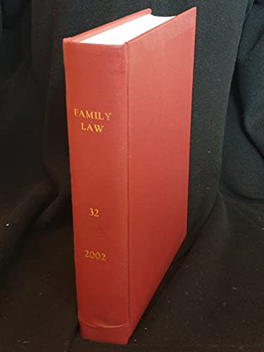 Family Law journal, Volume 32, 2002 - the complete year bound in one hardback volume