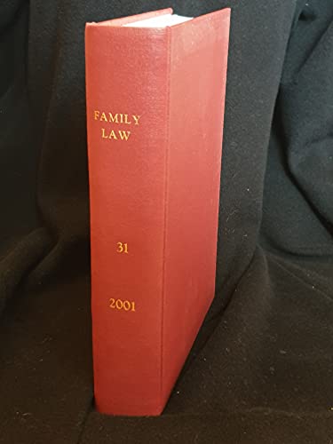 Family Law journal, Volume 31, 2001 - the complete year bound in one hardback volume
