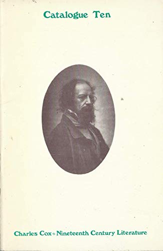 Charles Cox Rare Books Catalogue Ten (10): Summer 1978 - Nineteenth Century Literature