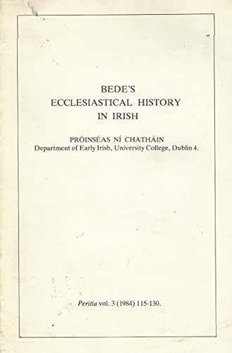 Bede's Ecclesiastical History in Irish