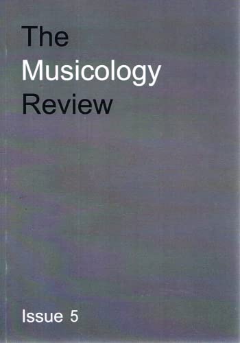 The Musicology Review, Issue 5, 2008-09 - School of Music, University College Dublin