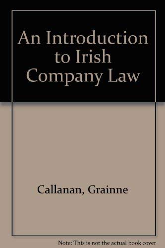 An Introduction to Irish Company Law