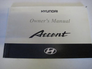 Hyundai Accent Owner's Manual