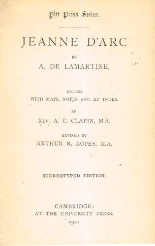 Jeanne d'Arc (Pitt Press series)