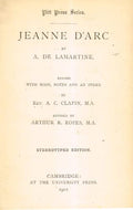 Jeanne d'Arc (Pitt Press series)