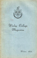 Wesley College Magazine, Winter, 1958