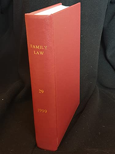 Family Law journal, Volume 29, 1999 - the complete year bound in one hardback volume