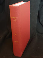 Family Law journal, Volume 29, 1999 - the complete year bound in one hardback volume