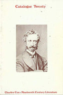 Charles Cox Rare Books Catalogue Twenty (20): Winter 1982-3 - Nineteenth Century Literature