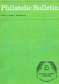 Philatelic Bulletin - Volume 13: Number 1, September 1975