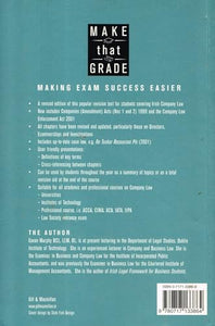 Make That Grade Irish Company Law: Revision