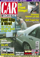 Car Mechanics magazine, June 2005: May 2005: MGB, Alfa Romeo GTV cambelt, Audi A8 service, fitting front wings