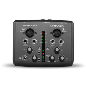 M-Audio M-Track - 2 Channel Portable USB Audio and MIDI Interface with Ignite by AIR and Ableton Live Lite