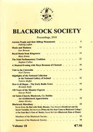 Blackrock Society Proceedings, 2010 - Volume 18