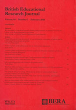 Load image into Gallery viewer, BERJ: British Educational Research Journal February 2018, Volume 44, Number 1 - Journal of the British Educational Research Association