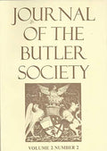 Journal of the Butler Society Volume 2 Number 2