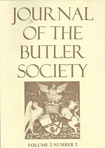 Journal of the Butler Society Volume 2 Number 2