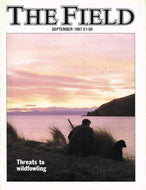 The Field magazine, September 1987: threats to wildfowling