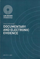 Documentary and Electronic Evidence - Consultation Paper: Law Reform Commission (Ireland)