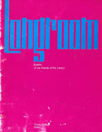 Long Room, Number 6, Autumn 1972: Bulletin of the Friends of the Library, Trinity College Dublin (Longroom)