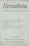 Hermathena: A Dublin University Review - No. CVI (106), Spring 1968